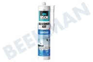 Bison 1491325 Wasmachine Siliconenkit geschikt voor o.a. spuitkoker BISON -sanitair wit- geschikt voor o.a. spuitkoker