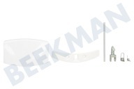 AEG 4055087003 Wasmachine Hendel geschikt voor o.a. LAV64840 Handgreepset compleet -wit- geschikt voor o.a. LAV64840