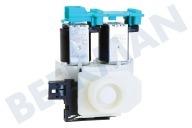Balay 00606001 Wasmachine Inlaatventiel geschikt voor o.a. WAS244601W, WM12P320EE Dubbel, recht geschikt voor o.a. WAS244601W, WM12P320EE