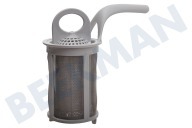 De dietrich 50297774007 Vaatwasser Filter geschikt voor o.a. Favorit 3020-3050-4050 Centrale afvoerfilter, fijn -met greep- geschikt voor o.a. Favorit 3020-3050-4050