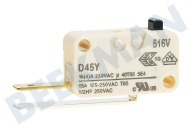 Beko 1731980300  Schakelaar geschikt voor o.a. DIN4430, DFN6632 Microschakelaar deursluiting geschikt voor o.a. DIN4430, DFN6632