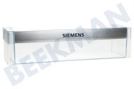Siemens 743291, 00743291 Vrieskast Flessenrek geschikt voor o.a. KI86NAD30, KI77SAD40 Transparant geschikt voor o.a. KI86NAD30, KI77SAD40