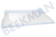Ikea 481010643010  Glasplaat geschikt voor o.a. ARG760A, ART6600, ARL6500 Compleet met randen geschikt voor o.a. ARG760A, ART6600, ARL6500