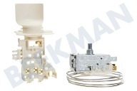 Ranco Koelkast Thermostaat geschikt voor o.a. KRB1300, ARC54232 Ranco K59S1890500 + lamphouder vervangt A13 0584 geschikt voor o.a. KRB1300, ARC54232