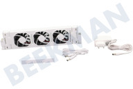 Heatfan SM2864 Luchtwasser Heatfan Starterset radiatorventilator 3 voudig geschikt voor o.a. Radiator ventilator