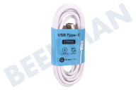 Universeel  USB Kabel geschikt voor Universeel o.a. Universeel USB Type C USB Type C male naar USB Type A male, wit 2m geschikt voor o.a. Universeel USB Type C