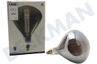 Calex 2101000900 Sydney Titanium  Ledlamp E27 7.5W Dimbaar geschikt voor o.a. E27 7.5W 250Lm 2200K Dimbaar