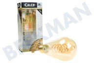 Calex  425752 Calex LED Volglas Flex Filament Rustieklamp geschikt voor o.a. E27 Goud Dimbaar 4W ST64