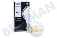 Calex 429012  Smart LED Filament Clear Standaardlamp E27 Dimbaar geschikt voor o.a. 220-240V, 7W, 806lm, 1800-3000K