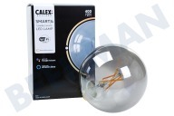 Calex 429109  Smart LED Filament Rustic Smokey Globelamp E27 Dimbaar geschikt voor o.a. 220-240V, 7W, 400lm, 1800K
