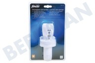 Alecto A003334 ATL-110 Oplaadbare LED  Zaklantaarn Wit geschikt voor o.a. Werkt op lichtnet en batterijen