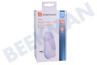 Smartwares 1001304  6000.293 Nachtlamp met bewegingsmelder geschikt voor o.a. 0,4 W 230V