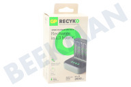 GP GPRCKCHM452D298 M451 USB  Batterijlader Dockingstation Recyko 4x AA 2600mAh geschikt voor o.a. + 4 AA 2600mAh batterijen