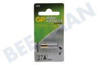 GP 10027AC1  A27 High voltage 27A - 1 rondcel geschikt voor o.a. 27A Alkaline