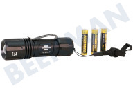 Brennenstuhl 1173750004  TL410F LuxPremiumLED Focus LED Zaklantaarn geschikt voor o.a. IP44, 350 lumen, Max. 136 meter
