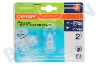 Osram 4008321945136  Halogeenlamp geschikt voor o.a. G9 20W 230V 2700K 235lm Halopin Eco Superstar geschikt voor o.a. G9 20W 230V 2700K 235lm