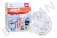 Osram  4058075608214 Parathom Reflectorlamp GU10 PAR16 2,6W geschikt voor o.a. 2,6W GU10 230lm 2700K