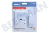 Fysic FD110 FD-110  Bel geschikt voor o.a. Plug&play Draadloze deurbel met flits geschikt voor o.a. Plug&play