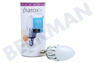 Pharox 101319  Ledverlichting geschikt voor o.a. 230V 5W E14 2700K 210lm LED Kaarslamp 200 geschikt voor o.a. 230V 5W E14 2700K 210lm