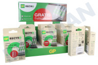 GP GPPMDCHB441FREE635  Display geschikt voor o.a. 9x AA, 9x AAA Promo, Gratis Lader geschikt voor o.a. 9x AA, 9x AAA