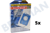 Kleenair FC8021/03  Stofzuigerzak geschikt voor o.a. S-BAG HR 8500-8599-FC9006 S bag Micro Fleece 4 stuks geschikt voor o.a. S-BAG HR 8500-8599-FC9006