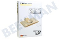 Karcher 69042570  6.904-257.0 Stofzakken Robo Cleaner + microfilter, 5 stuks geschikt voor o.a. RC3000, RC4000