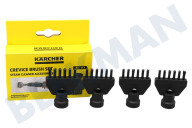 Karcher 28633240  2.863-324.0 Voegborstelset, 4 stuks geschikt voor o.a. SC 1, SC 2, SC 3