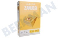 Weltstar 9009235574 Stofzuiger Stofzuigerzak geschikt voor o.a. ZAN3300, ZAN3319, ZAN3342 ZA236, 4 stuks, papier geschikt voor o.a. ZAN3300, ZAN3319, ZAN3342