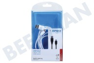 Spez 20091350  USB Kabel Apple Lightning 200cm Wit geschikt voor o.a. Apple Lightning