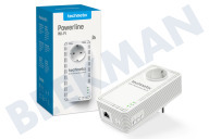 Technetix  11201901 Powerline G.Hn WiFi (Fast roaming) geschikt voor o.a. inclusief 1 meter CAT6-kabel