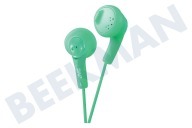 JVC HAF160GE(P) HA-F160-G-E Gumy In Ear  Hoofdtelefoon Groen geschikt voor o.a. Groen met 1 meter snoer
