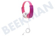 JVC HAKD7PNE Hoofdtelefoon HA-KD7-PNE Tinyphones Pink geschikt voor o.a. Voor kinderen vanaf 3 jaar