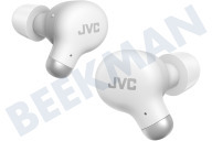 JVC HAA25TWNE Hoofdtelefoon HA-A25T Memory Foam Earbuds Wit geschikt voor o.a. Noise Cancelling