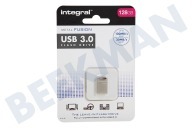Integral  INFD128GBFUS3.0 128GB Metal Fusion USB 3.0 Flash Drive geschikt voor o.a. USB 3.0