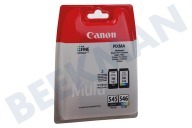 Canon CANBP545P Canon printer Inktcartridge geschikt voor o.a. Pixma MG2450, MG2550 PG 545 Black + CL 546 Color geschikt voor o.a. Pixma MG2450, MG2550