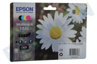 Epson C13T18164010 Epson printer Inktcartridge geschikt voor o.a. Expression Home XP30, XP305 T1816 Multipack 18XL geschikt voor o.a. Expression Home XP30, XP305