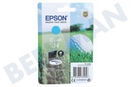 Epson EPST346240 Epson printer C13T34624010 Epson T3462 Cyan geschikt voor o.a. Epson Workforce Pro WF-Serie 3720, 3720 DWF, 3725