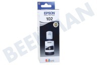 Epson EPST03R140  C13T03R140 Epson 102 Zwart geschikt voor o.a. Epson Ecotank ET-Serie 2700, 2750, 3700, 3750, 4750