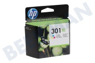 HP Hewlett-Packard HP-CH564EE HP 301 Xl Color  Inktcartridge geschikt voor o.a. Deskjet 1050,2050 No. 301 XL Color geschikt voor o.a. Deskjet 1050,2050