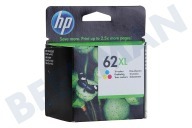 HP Hewlett-Packard HP-C2P07AE Hp 62 XL Color HP printer Inktcartridge geschikt voor o.a. Officejet 5740, Envy 5640, 7640 No. 62 XL Color geschikt voor o.a. Officejet 5740, Envy 5640, 7640