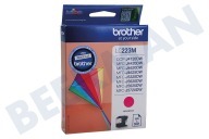 Brother LC223M LC-223M Brother printer Inktcartridge geschikt voor o.a. DCP-J4120DW, MFC-J4420DW, MFC-J4620DW LC-223 Magenta geschikt voor o.a. DCP-J4120DW, MFC-J4420DW, MFC-J4620DW