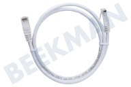 Universeel K034  UTP kabel 1 meter BULK geschikt voor o.a. 1 Meter wit