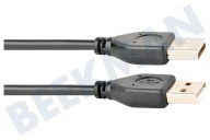 Easyfiks  USB Aansluitkabel 2.0 A Male - USB 2.0 A Male, 1.5 Meter geschikt voor o.a. 1.5meter