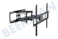 Ewent EW1526  Full Motion TV Wandsteun XL 37-70", 3 draaipunten geschikt voor o.a. Schermformaat 37 t/m 70 inch, 40kg