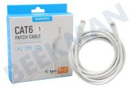 Technetix 11201701 CAT6-5M-SHOP CAT6 UTP  Aansluitkabel RJ45 5 Meter geschikt voor o.a. Snelheden van 10Gbps