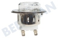 AEG 5550592025 Lamp geschikt voor o.a. KM1840310, KM8403021, EVY7800 Oven Lamp compleet met houder geschikt voor o.a. KM1840310, KM8403021, EVY7800