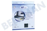 Eurofilter 00703134 Afzuigkap Filter geschikt voor o.a. LZ51250,LC9595001, SOD602150, SOD122650 Koolstof 26 x 24,8cm geschikt voor o.a. LZ51250,LC9595001, SOD602150, SOD122650