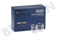 Simac 5513284431 DLSC300 Koffiezetapparaat Kopjes geschikt voor o.a. Set van 6 espresso glazen Essential collection geschikt voor o.a. Set van 6 espresso glazen