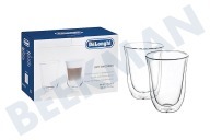 Simac 5513284171 DBWALLLATTE Koffiezetapparaat Kopjes geschikt voor o.a. Set van 2 latte macchiato glazen Dubbele thermowand geschikt voor o.a. Set van 2 latte macchiato glazen