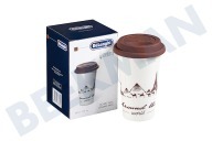 Nespresso 5513281041 DLSC057 Koffiezetapparaat Thermosbeker geschikt voor o.a. The Globetrotter, 300 ml Keramische beker met dubbele wand geschikt voor o.a. The Globetrotter, 300 ml